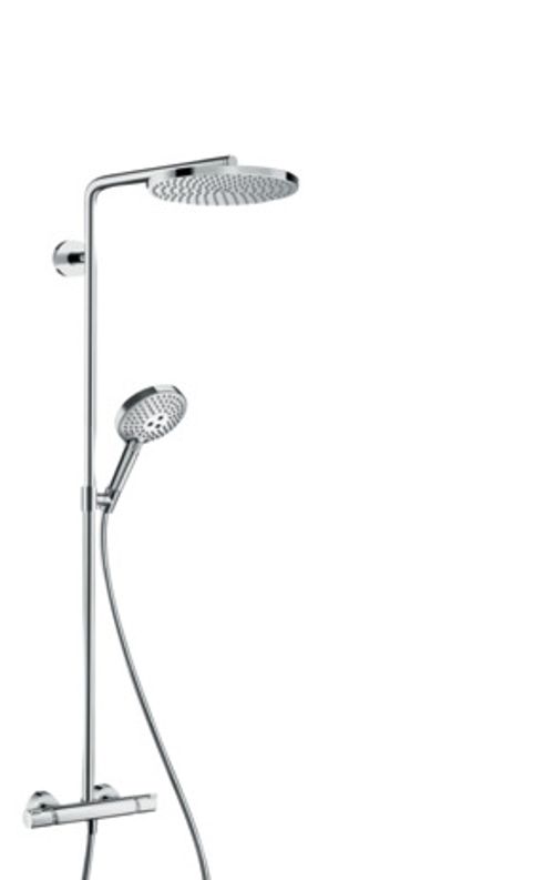 Hansgrohe-HG-Showerpipe-Raindance-Select-S-240-1jet-PowderRain-chrom-27633000 gallery number 1